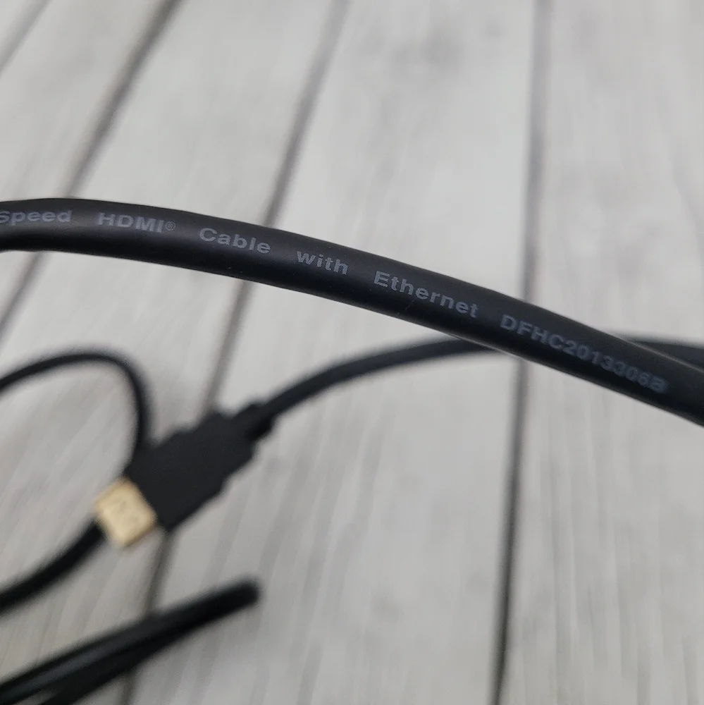 Gold Tip High-Speed Black HDMI Cable